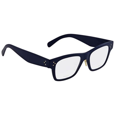 celine ladies blue eyeglasses cl4142807g49|Celine.